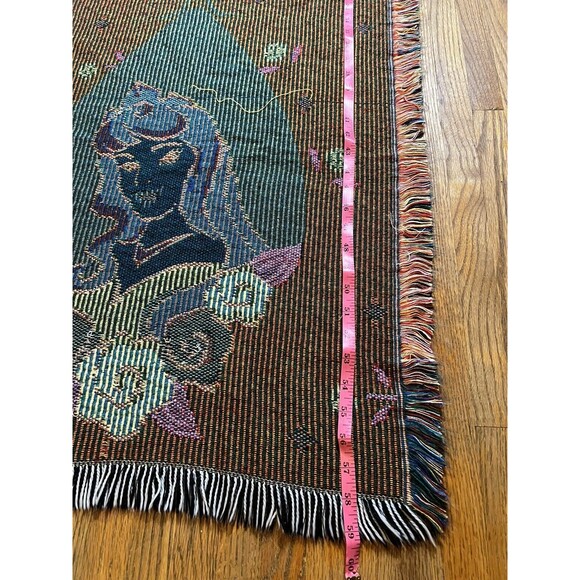 Chatham Disney Princess Woven Throw Belle Snow White Sleeping Beauty Cinderella - Picture 10 of 10